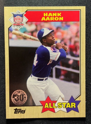 2017 Topps 30th Anniversary #87-143 Hank Aaron Braves | eBay