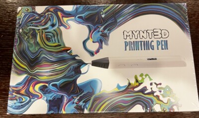 Brand New. MYNT3D Professional Printing 3D Pen with OLED Display White 
