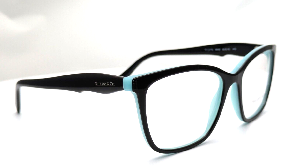 Tiffany & Co. TF2175 8055 Black On Tiffany Blue Rectangle Womens