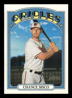 CHANCE SISCO 2021 TOPPS HERITAGE #142 ORIOLES ID:27252