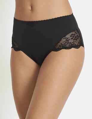 AUBADE CULOTTE HAUTE TAILLE 2 MODELE AUBADE A L'AMOUR COULEUR NOIR REF DA24