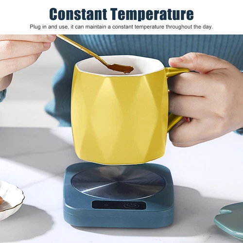 Cup Mug Warmer Auto Thermostat Coffee Tea Milk Drink Heater Pad for Office Home - Picture 4 of 11