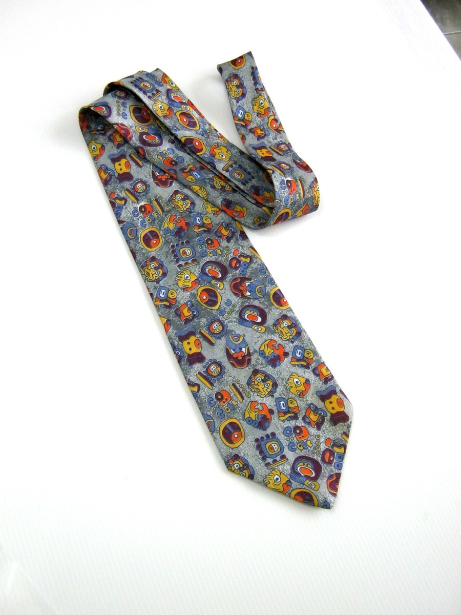 JOS.A.BANK [ SIGNATURE COLLECTION ] men's tie 100% Silk Made in Italy