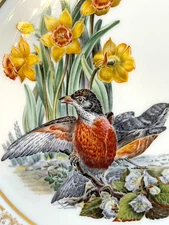 vintage LENOX BOEHN BIRDS LIMITED EDITION  1977.  MEASURES 10 1/4". ROBIN