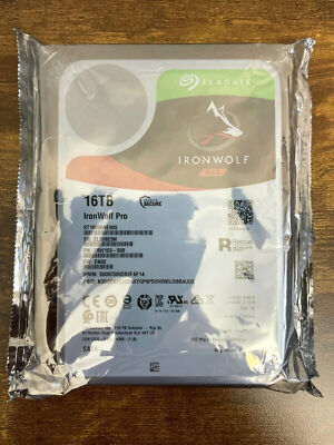 Seagate IronWolf Pro 16TB Sata III 3.5 in Internal Hard Drive Disk