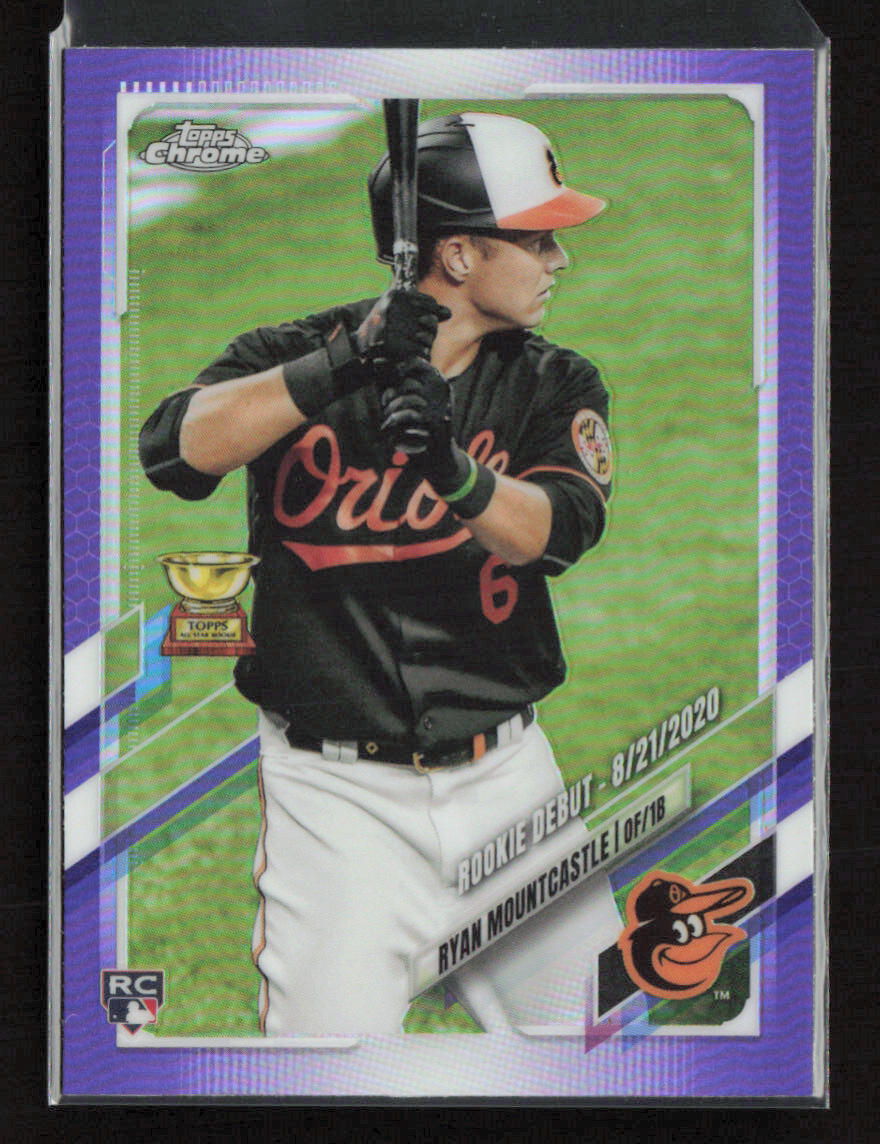 2021 Topps Chrome Update #USC39 Ryan Mountcastle Purple Refractor