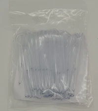Bent Tube Standard Size #13 Thick BTE Hearing Aid Tubing, 25PK