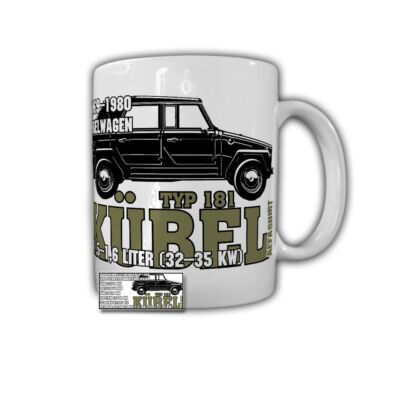 Tasse Kübel Tasse mit Daten Typ 181 BW The Thing Safari Kübelwagen #32093