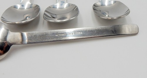 Cucharas soperas de cena de acero inoxidable Retroneu INFINITE 18/8 Corea cubiertos brillantes S/4 (B - Imagen 10 de 10