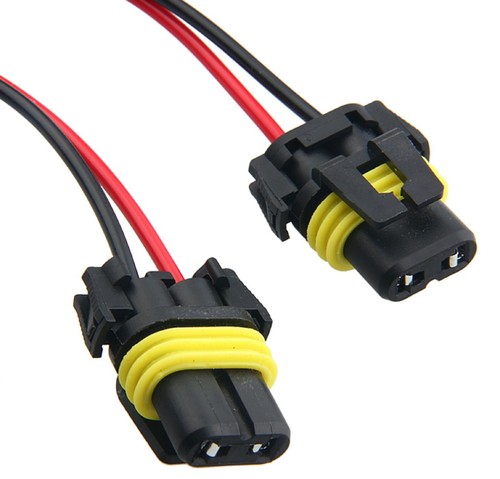 Wire Pigtail Female P 9006 HB4 Two Harness Head Light Low Beam Plug Socket Bulb - Bild 6 von 6
