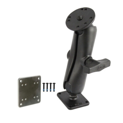 RAM Mount Round and AMPS Pattern Backing Plate C-Ball Mount RAM-101U-225-XAT1