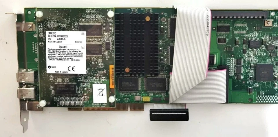 MATROX DMAX/C SDI 1394 DIGISUITE DTV Video Editing Card Dig-Bus PCI 950-0102 - Bild 3 von 4