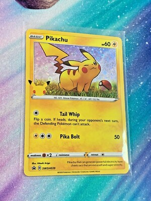 Cereal Foil Pikachu SWSH039 - Holo - English - General Mills Pokemon Promo 25th