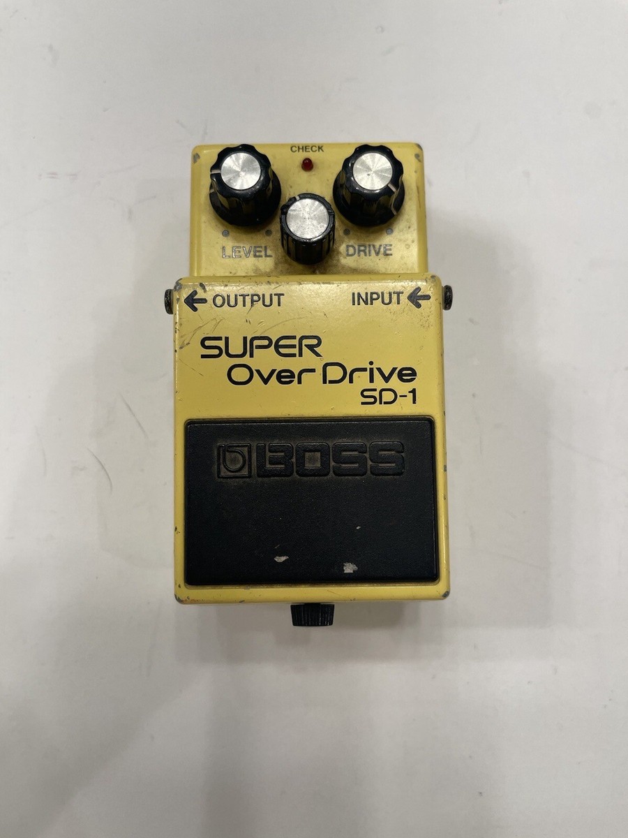 BOSS SD-1 SUPER Over Drive 1982年製 Roland 1982 Vintage Boss SD-1 Super Overdrive - YouTube