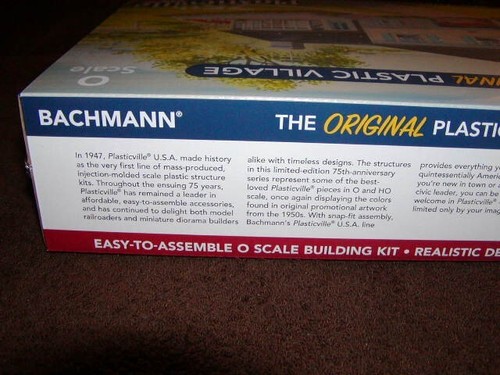 Bachmann 45633 Plasticville USA Kit Split Level House 75th Anniversary O 27 Seal - Picture 16 of 17