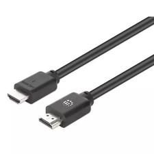Manhattan HDMI 4K@60Hz Cable with Ethernet, 3m, Suitable for ALL 4K & 1080p/H...