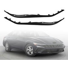 Front Bumper Trim Moldings Left Right 2pcs For 24-25 Hyundai Elantra