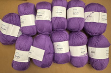 LOT OF 11 - Daily Stitch Light 100 Acrylic VIOLET 100GM / 3.5OZ - HB-32433 -NEW