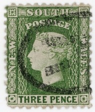 (I.B) Australia - NSW Revenue : Duty Stamp 3d (inverted watermark) SG 227b