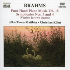 Johannes Brahms Four Hand Piano Music Vol. 15 (Matthies, Kohn) (CD) Album