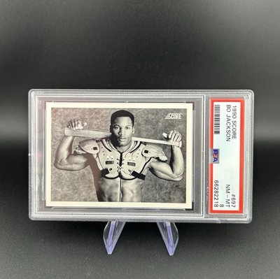 1990 Score Bo Jackson LA Raiders Kansas City Royals Iconic Card PSA 8