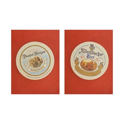 Aldersbach Aretin Werke KG Cosmas Damian Asam Brauerei Bierdeckel Beermat