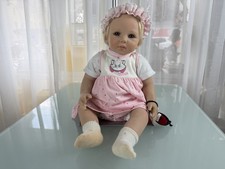 Künstlerpuppe Sammler Mädchen Doris Stannat Vinyl Puppe 57 cm. Top Zustand