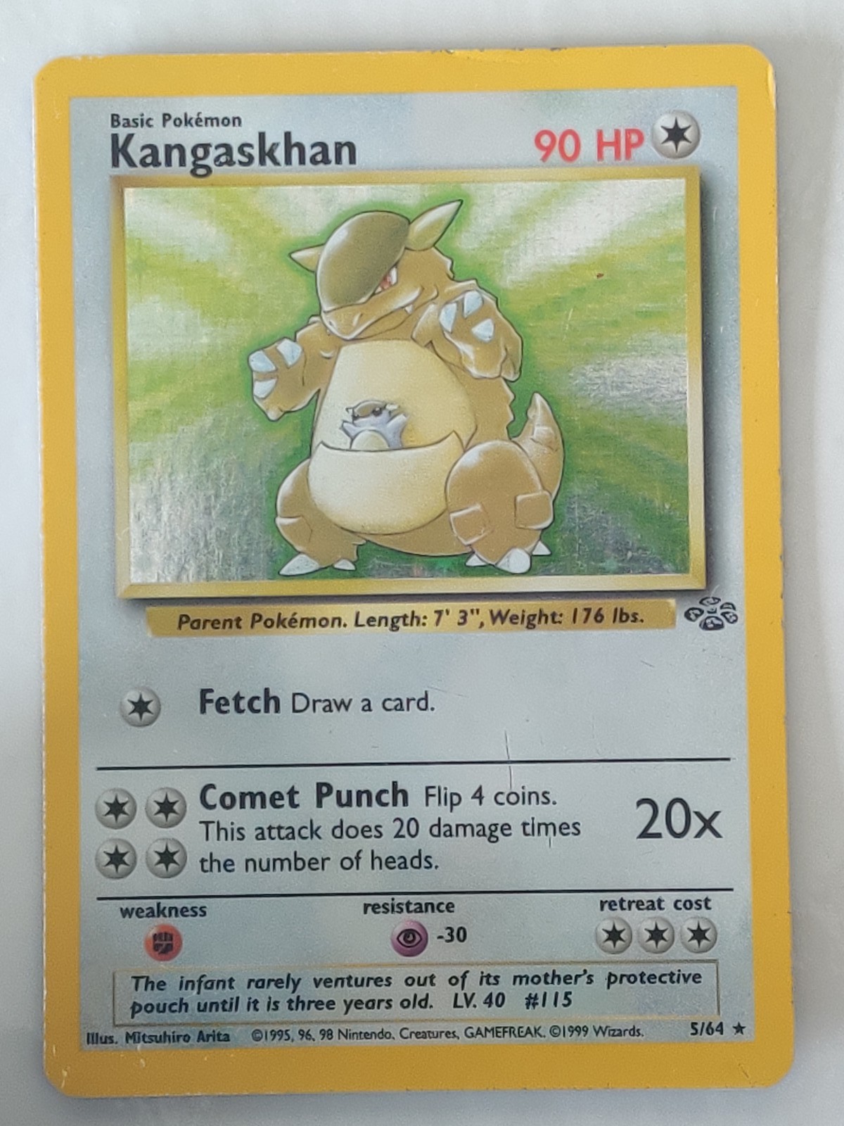 Kangaskhan (21) Rare Jungle 21/64 NM