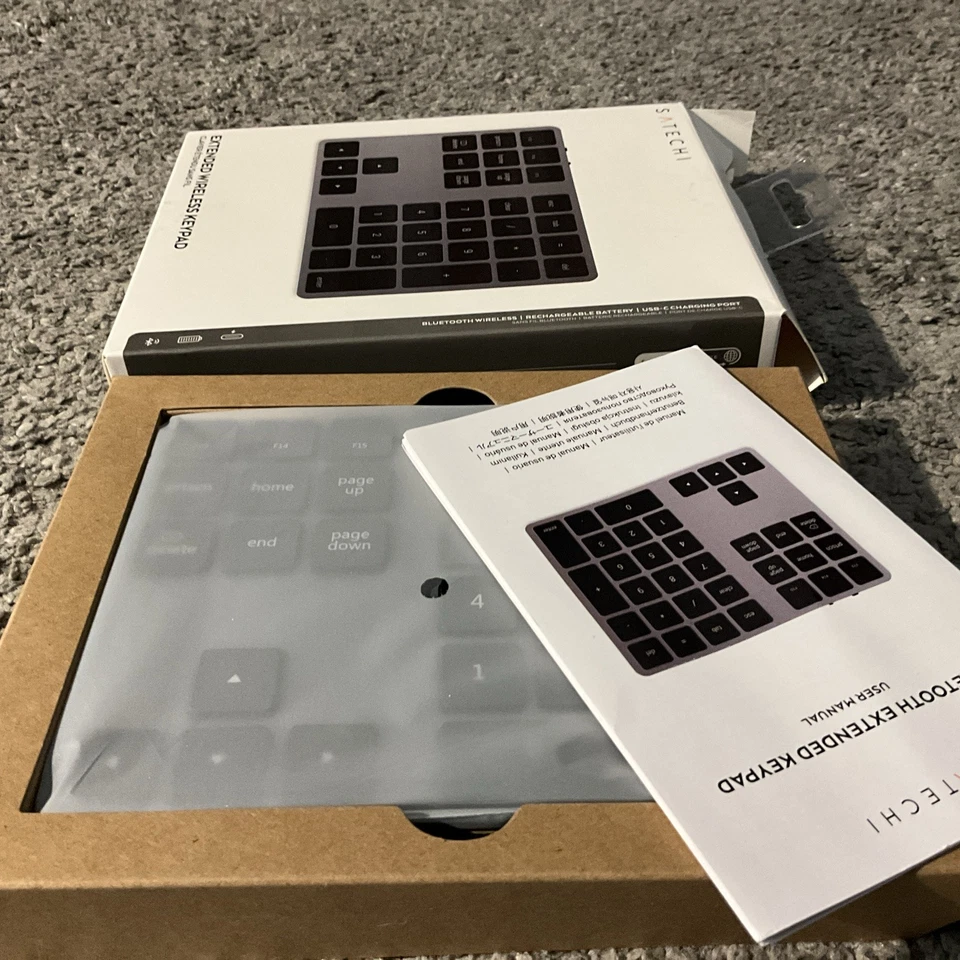 Satechi Bluetooth Extended Numeric Keypad – Slim Rechargeable 34-Key Numberpad - Image 3 of 3