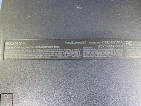Sony PlayStation 3 PS3 Slim Console 120GB (2101A) w/2Controllers  Cables Working