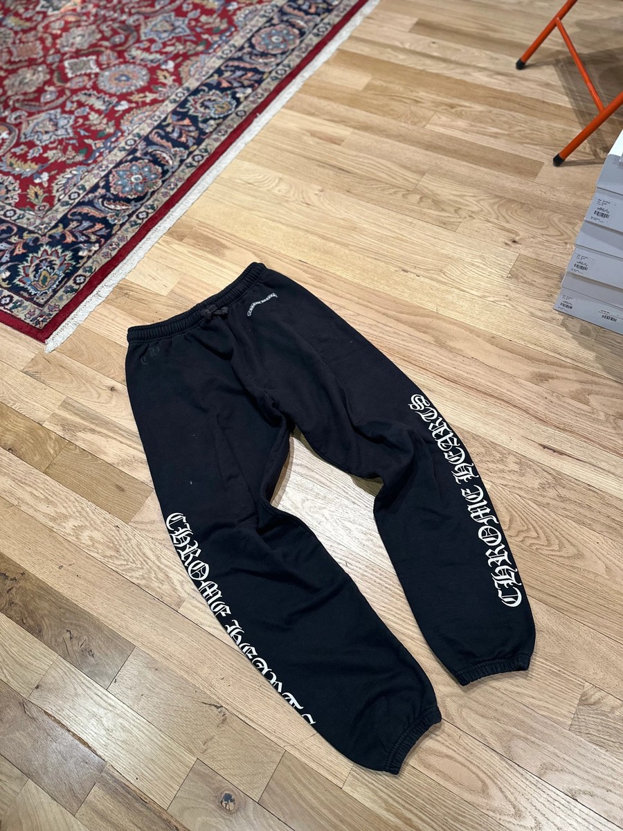 Chrome Hearts Sweatpants Black Size Large | eBay