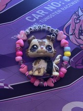 Kandi Bracelet Pinkie Pie My Little Pony Custom Jewelry Rave Bracelet