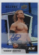 2022 Upper Deck Allure AEW Blue Line Auto 2/35 Hangman Adam Page #2 Auto 0gl1