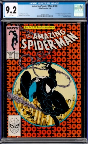 Amazing Spider-Man #300 Marvel 1988 Origin 1st Full Appearance Venom CGC 9.0