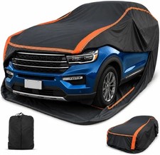 Full Enclosed SUV Car Cover Waterproof All Weather Heavy Duty   Fits Length 191-