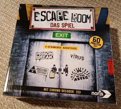 Escape Room Das Spiel - 4 Abenteuer - 1 geöffnet, 3 Verschlossen neuwertig - Bild 1 von 4
