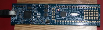 Vintage LPCXpresso LPC1114 Development Board / LPC-Link Debugger   Demo Ready