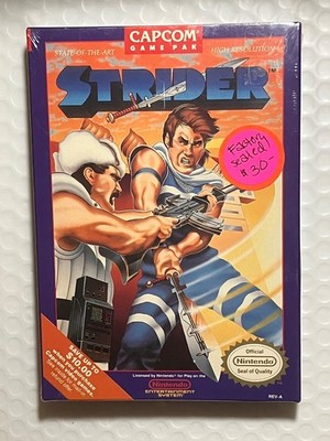 Brand New Strider Nintendo NES Complete Factory Sealed