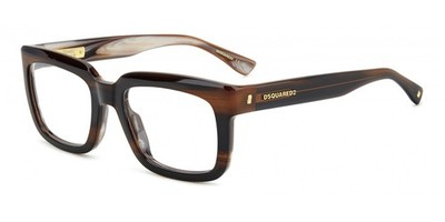 Dsquared2 D2 0144 Brown horn 53/20/140 Herren Brillen