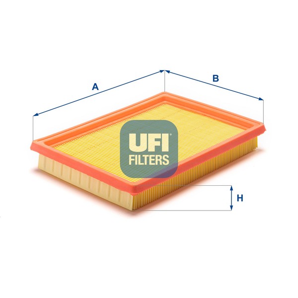 UFI Luftfilter Filtereinsatz FüR Nissan Micra IV 1.2 Note 30.576.00-image