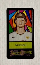 2025 Topps Allen & Ginter Stained Glass Mini SSP Yu Darvish #150