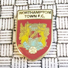Northampton Town FC Shield Crest Enamel Pin Badge 19mm x 12mm