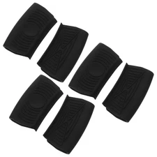  3 Pairs Silicone Hot Handle Holder Cover Pot Cookware Anti-scald Sleeve