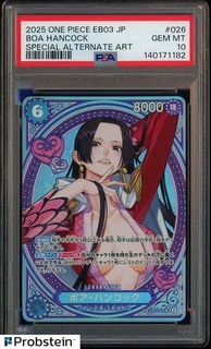 PSA 10 Boa Hancock EB03 026 SP SR Parallel ONE PIECE Card Heroines edition 2025