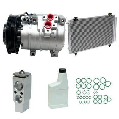AC Compressor & Condenser Kit Fits Toyota Corolla Matrix 03-04 OEM 10S15L KTC391