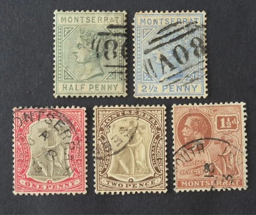 1884/1922 Montserrat - Used Stamps