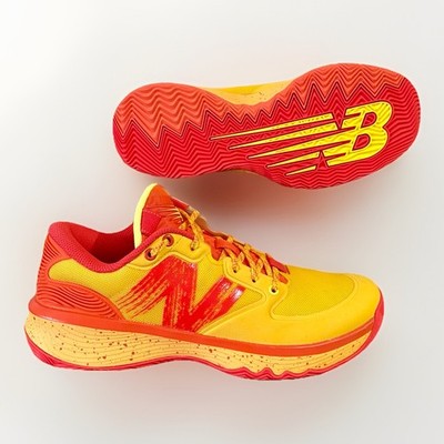 NEW BALANCE HESI LOW LETTERMAN Orange Red Basketball Shoes BBHSL01 M8.5/W10 EU42