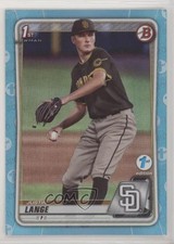 2020 Bowman Draft 1st Edition Sky Blue Foil Justin Lange #BD-99 0b3