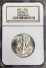 1943 Walking Liberty Half Dollar 50C, NGC MS66, Gem Uncirculated BU