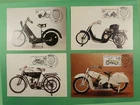 DR WHO 1983 GERMANY 4 FDC MOTORCYCLE MAXIMUM CARD R19923